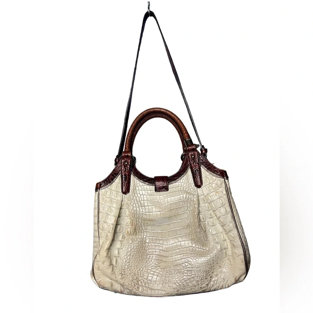 BRAHMIN Elisa Pearl Bag and Matching Wallet​​​​​